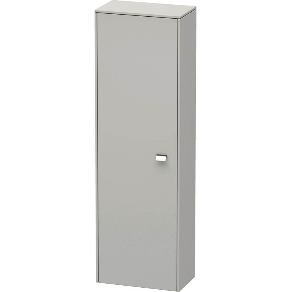 Brioso Semi-Tall Cabinet Concrete Gray
