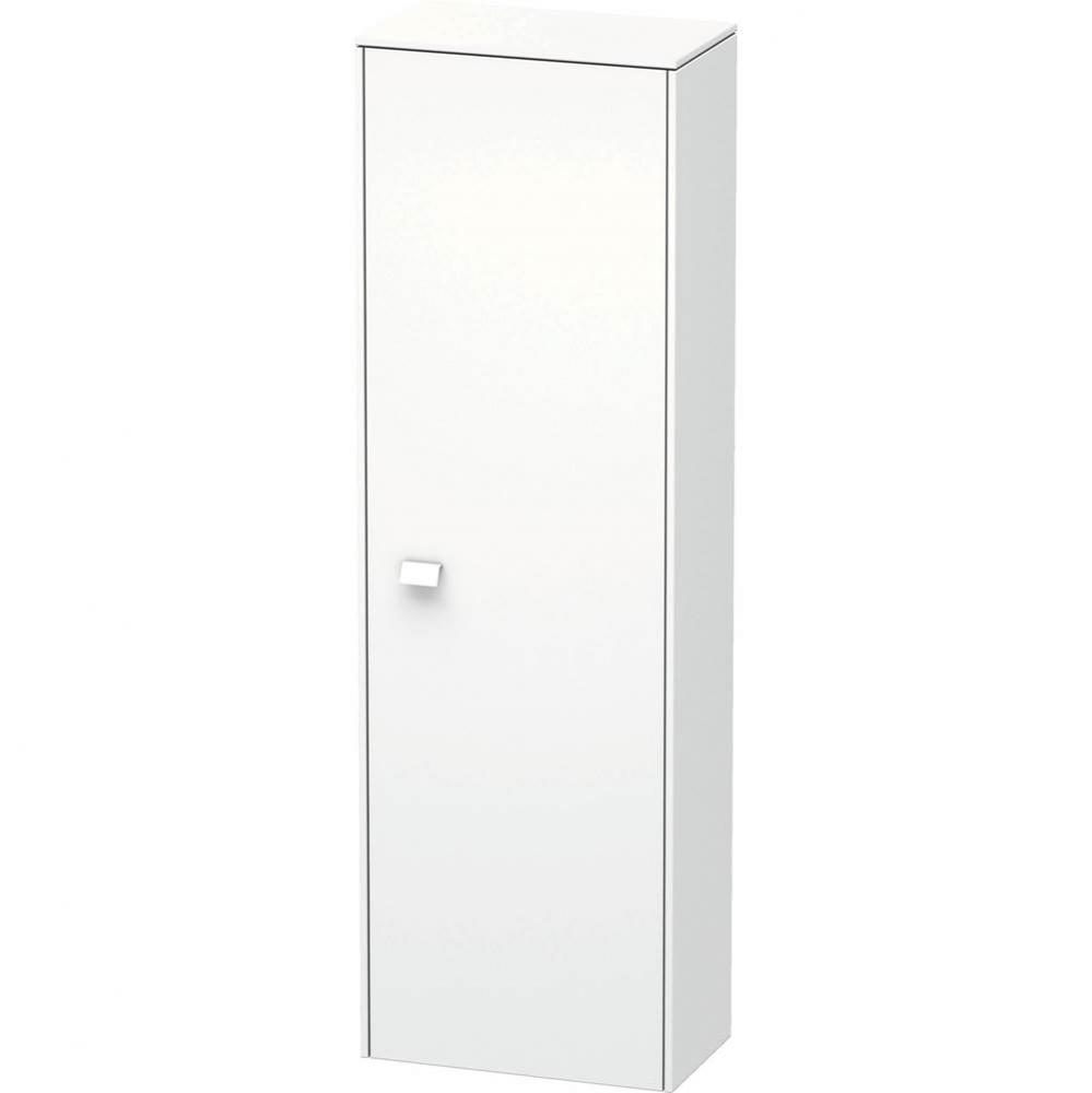 Brioso Semi-Tall Cabinet White