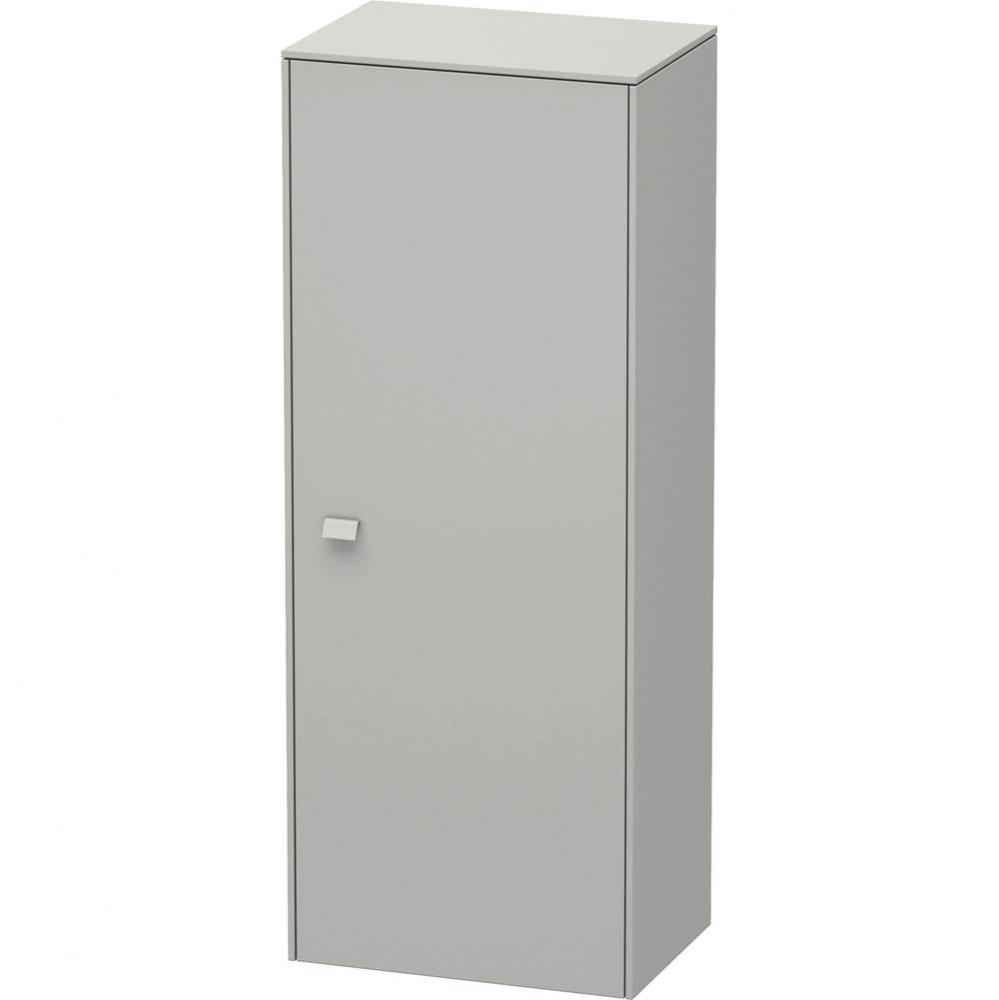 Brioso Semi-Tall Cabinet Concrete Gray