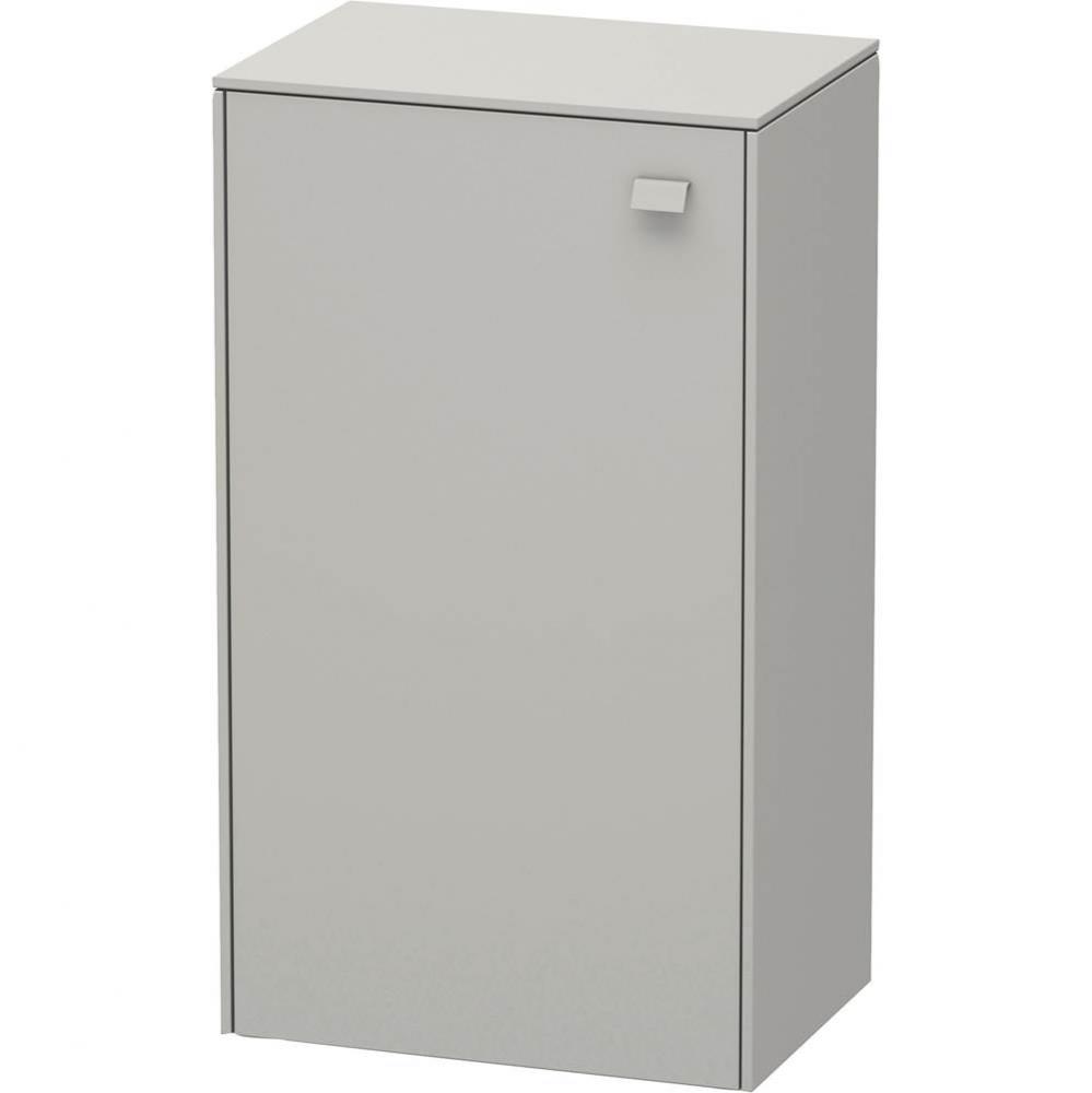 Brioso Semi-Tall Cabinet Concrete Gray