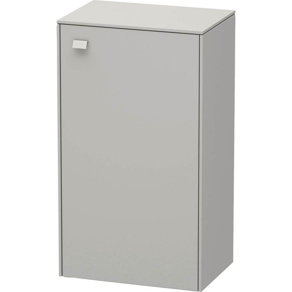Brioso Semi-Tall Cabinet Concrete Gray