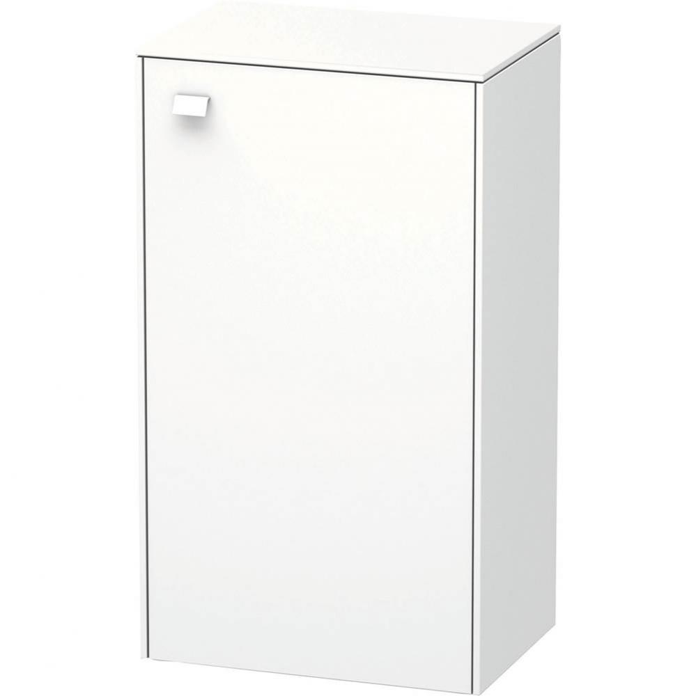 Brioso Semi-Tall Cabinet White