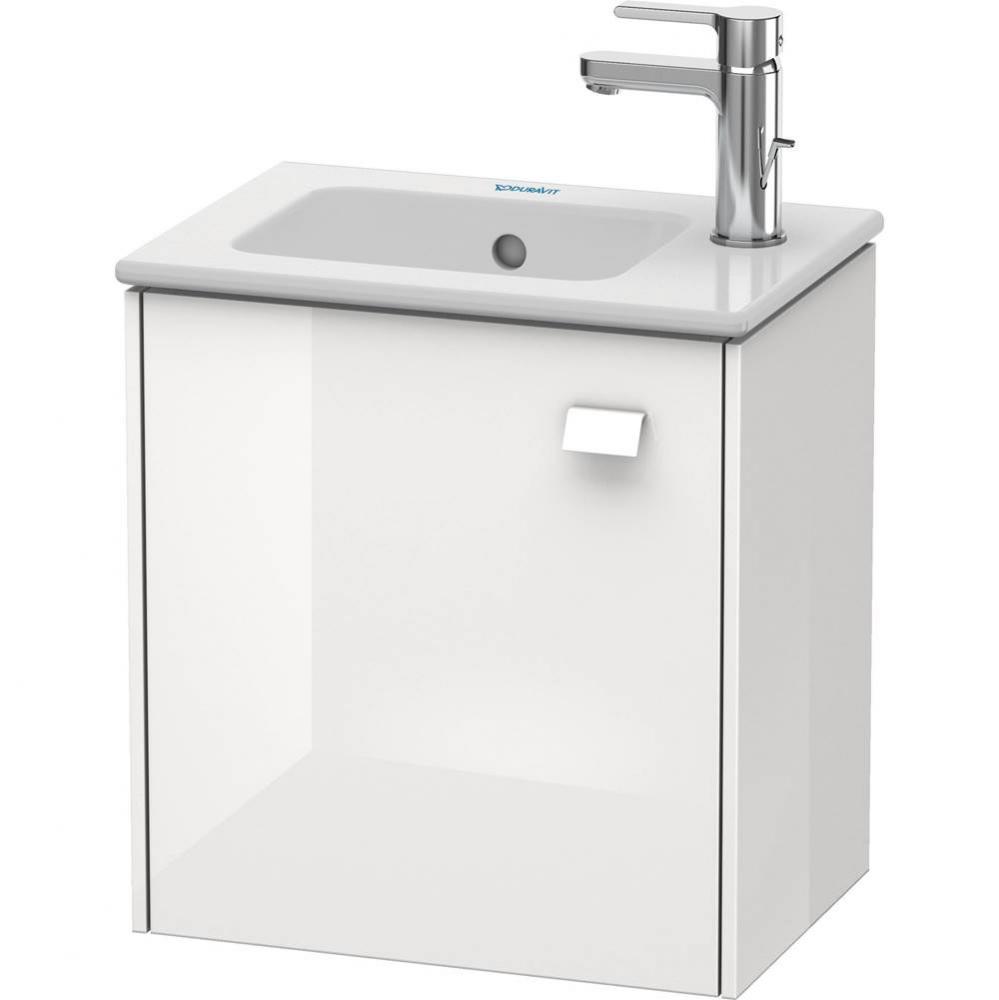 Brioso One Door Wall-Mount Vanity Unit White