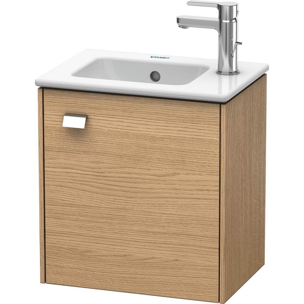Duravit Brioso One Door Wall-Mount Vanity Unit European Oak