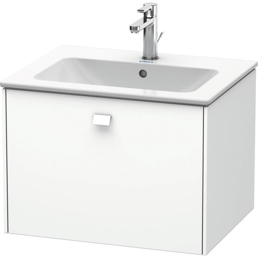 Brioso One Drawer Wall-Mount Vanity Unit White