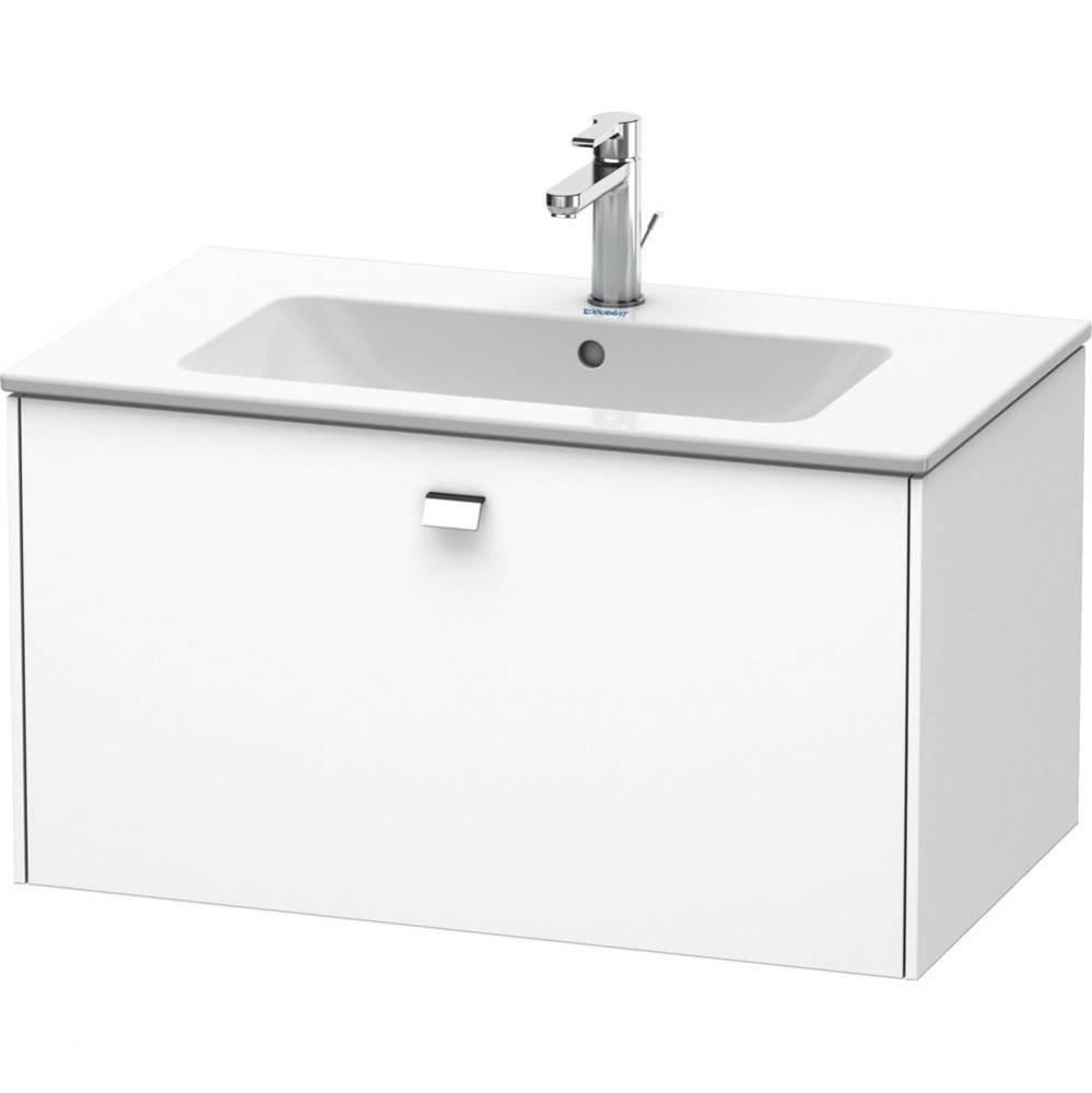 Brioso One Drawer Wall-Mount Vanity Unit White