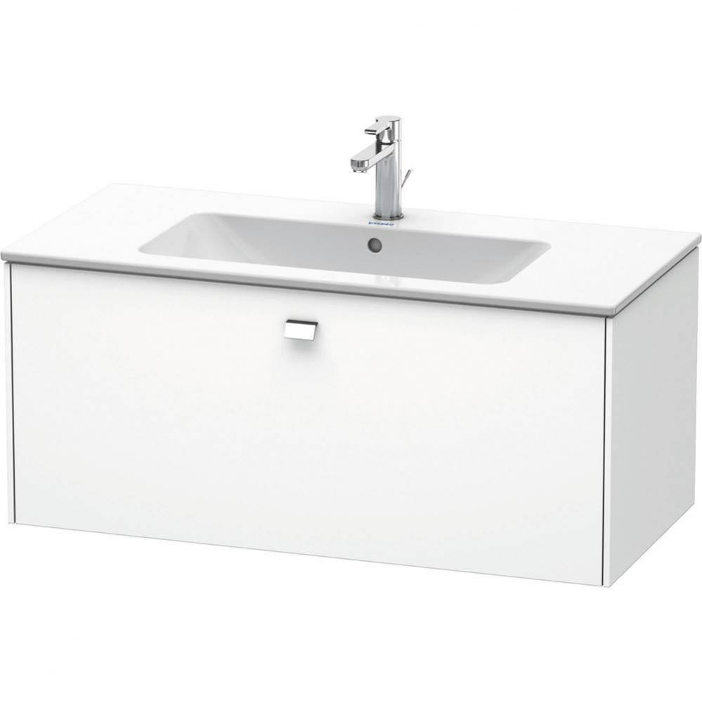 Brioso One Drawer Wall-Mount Vanity Unit White