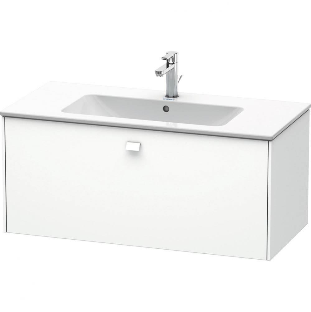 Brioso One Drawer Wall-Mount Vanity Unit White