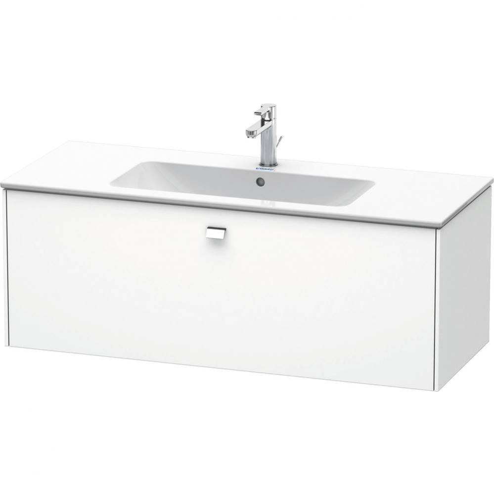 Brioso One Drawer Wall-Mount Vanity Unit White