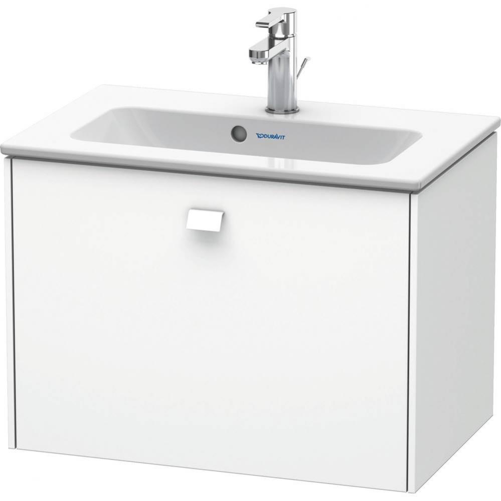 Brioso One Drawer Wall-Mount Vanity Unit White