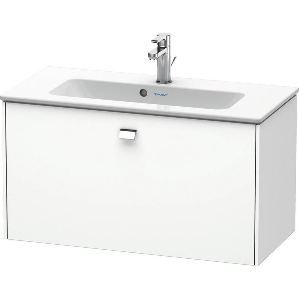 Brioso One Drawer Wall-Mount Vanity Unit White
