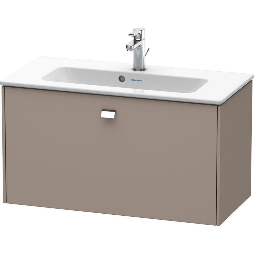 Duravit Brioso One Drawer Wall-Mount Vanity Unit Basalt