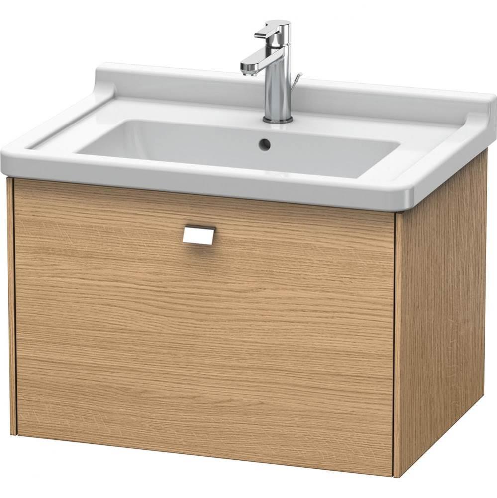 Duravit Brioso One Drawer Wall-Mount Vanity Unit European Oak