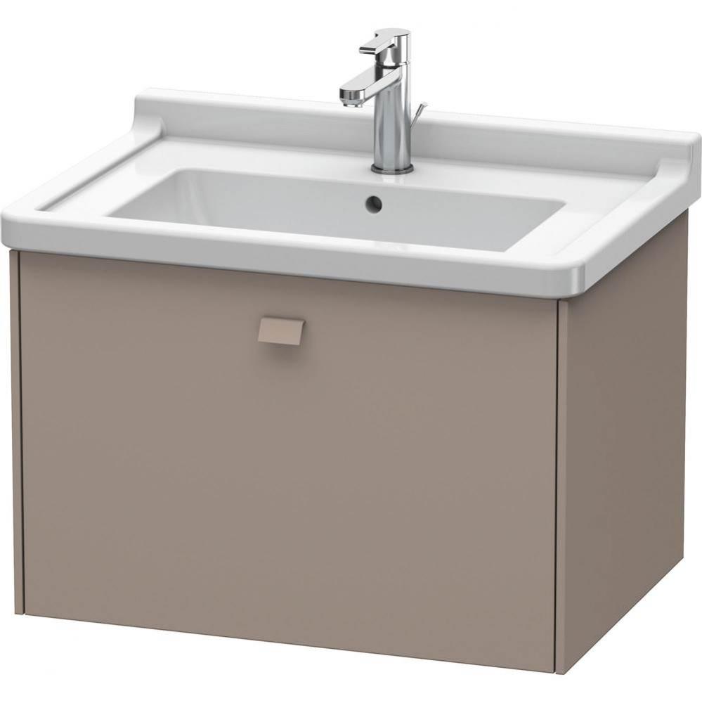 Duravit Brioso One Drawer Wall-Mount Vanity Unit Basalt