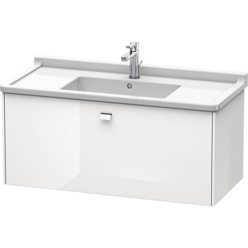 Duravit Brioso One Drawer Wall-Mount Vanity Unit White