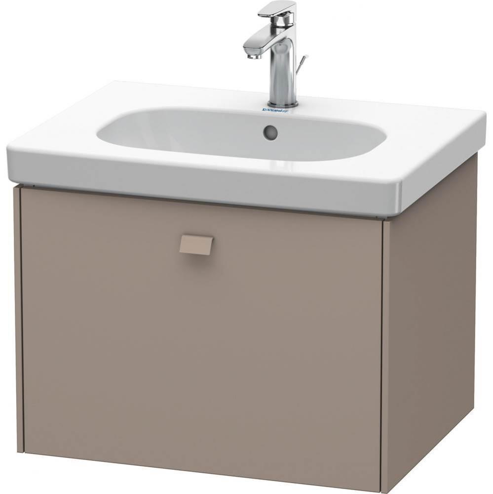 Duravit Brioso One Drawer Wall-Mount Vanity Unit Basalt