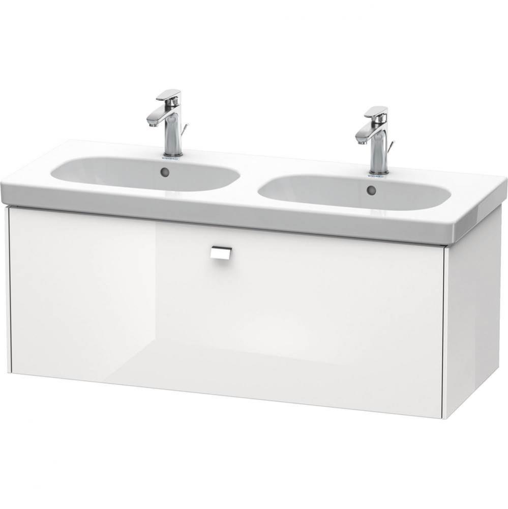 Duravit Brioso One Drawer Wall-Mount Vanity Unit White