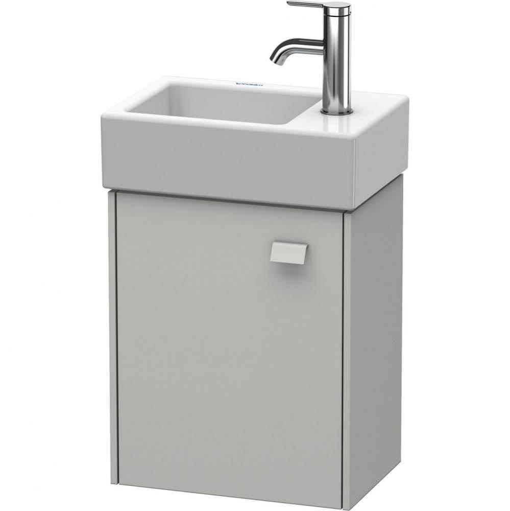 Brioso One Door Wall-Mount Vanity Unit Concrete Gray