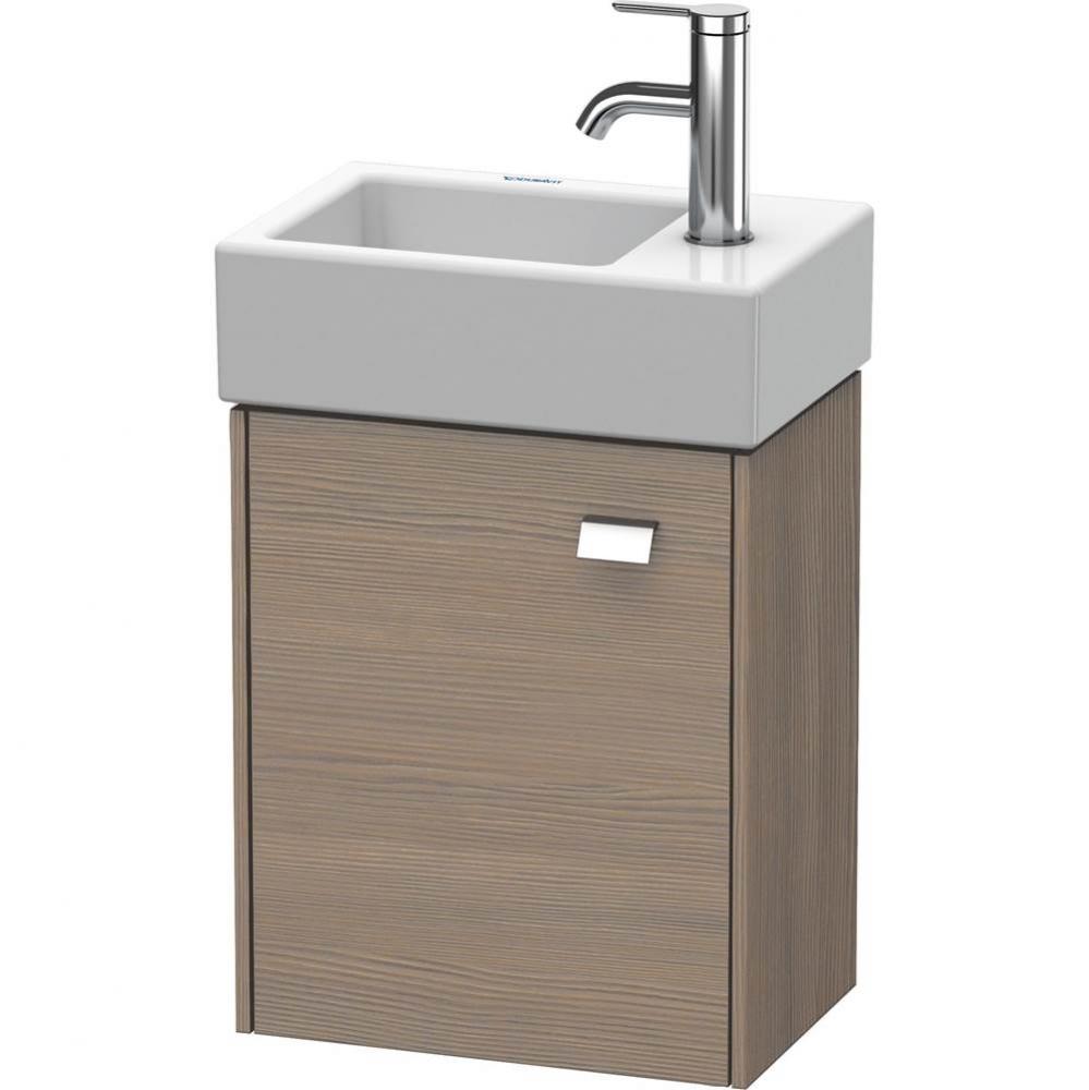 Brioso One Door Wall-Mount Vanity Unit Oak Terra