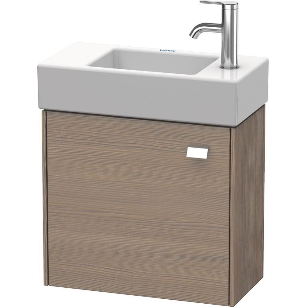 Brioso One Door Wall-Mount Vanity Unit Oak Terra