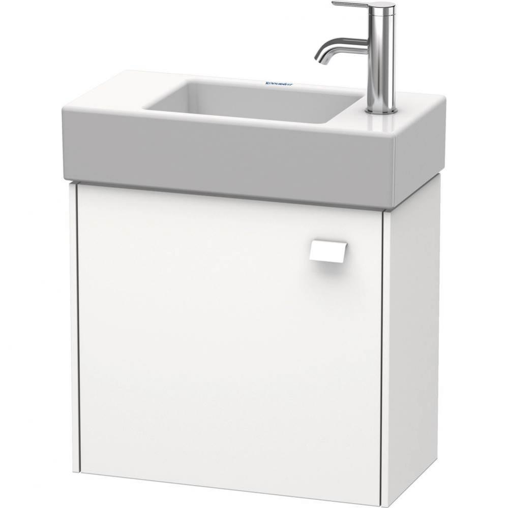 Brioso One Door Wall-Mount Vanity Unit White