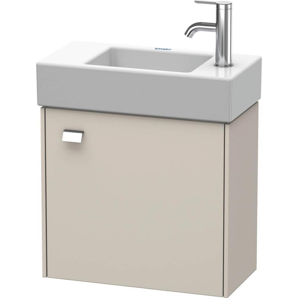 Brioso One Door Wall-Mount Vanity Unit Taupe