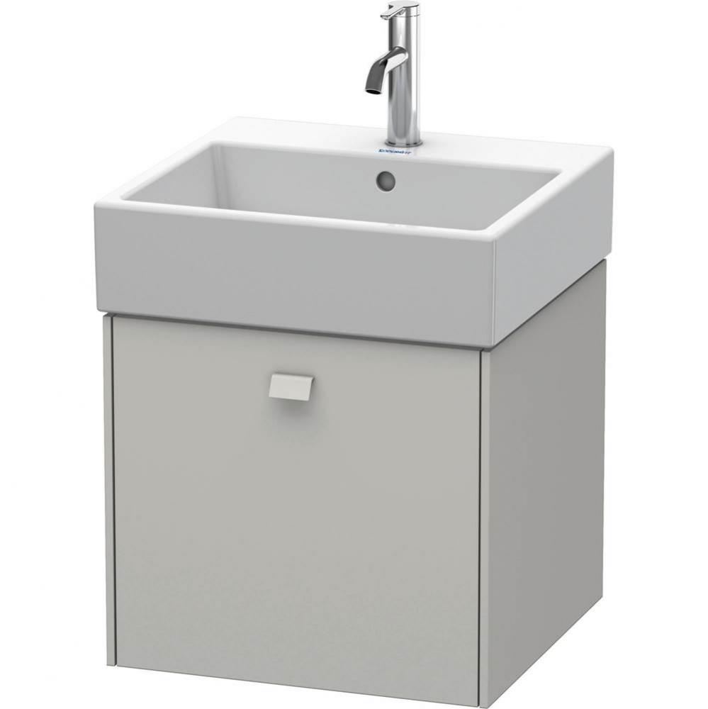 Brioso One Drawer Wall-Mount Vanity Unit Concrete Gray