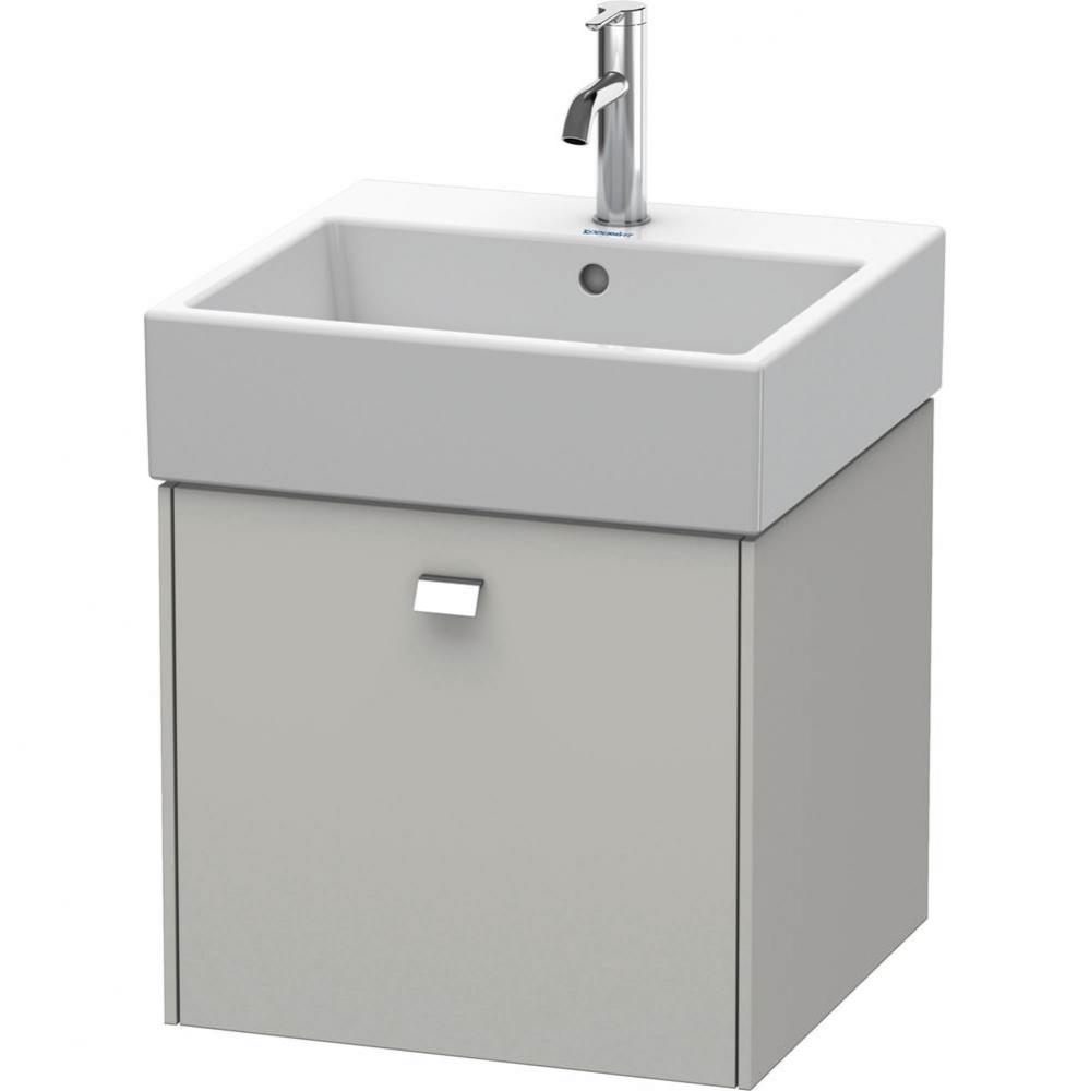 Brioso One Drawer Wall-Mount Vanity Unit Concrete Gray