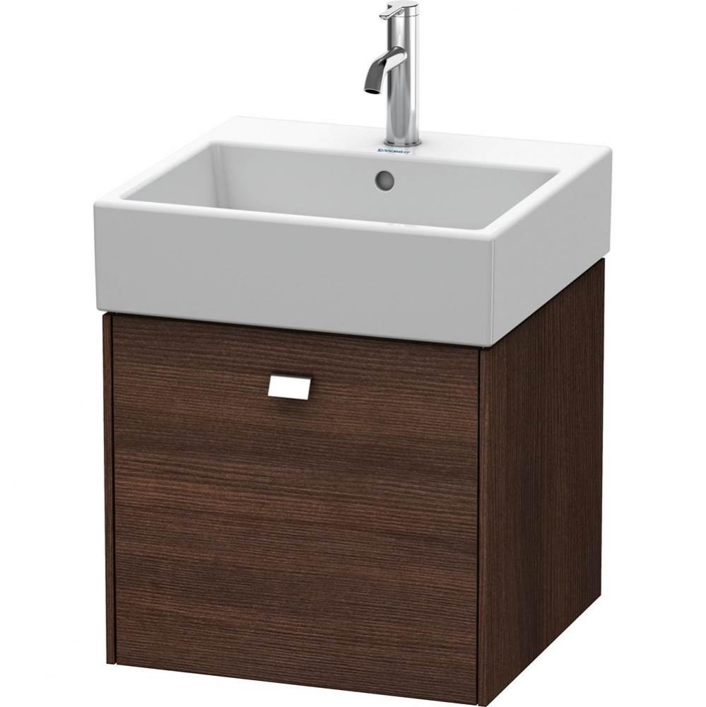 Duravit Brioso One Drawer Wall-Mount Vanity Unit Chestnut Dark