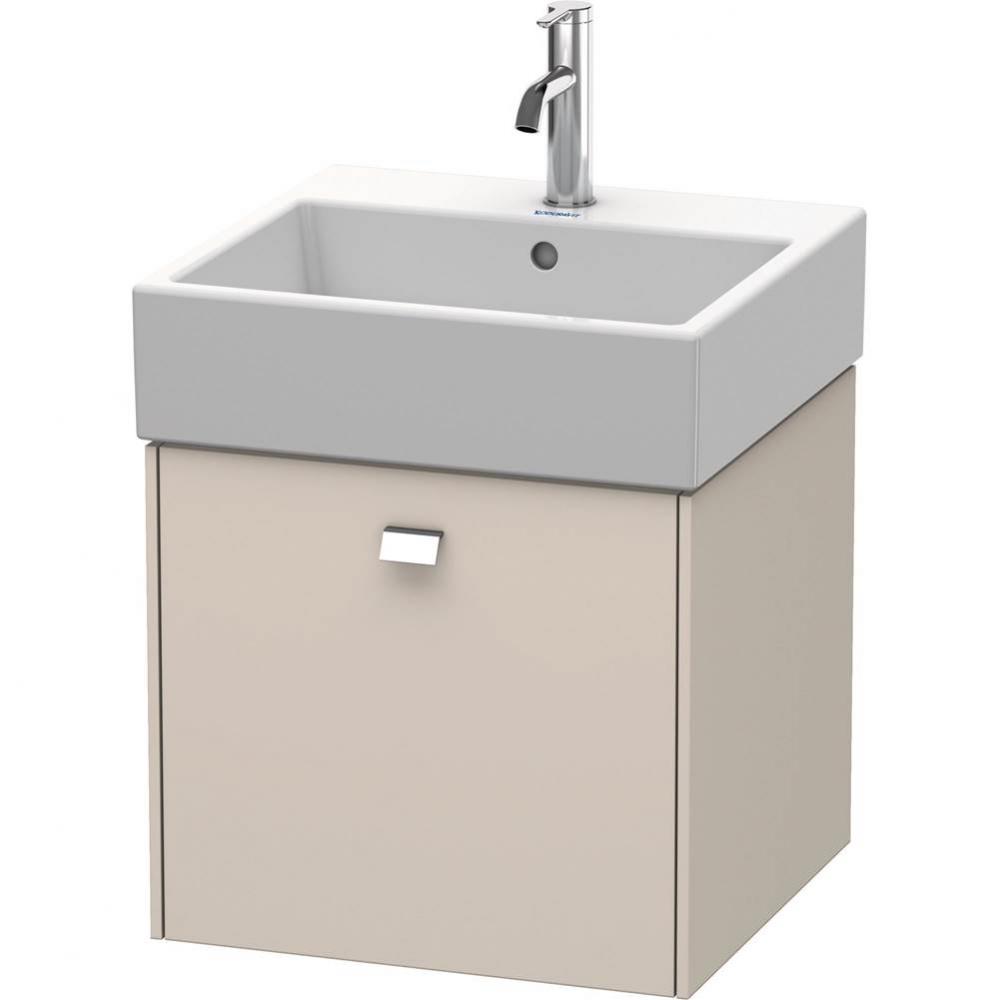 Brioso One Drawer Wall-Mount Vanity Unit Taupe