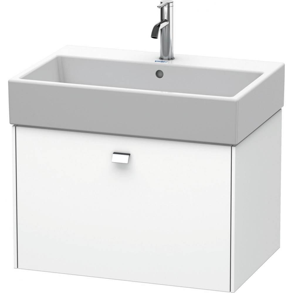 Brioso One Drawer Wall-Mount Vanity Unit White