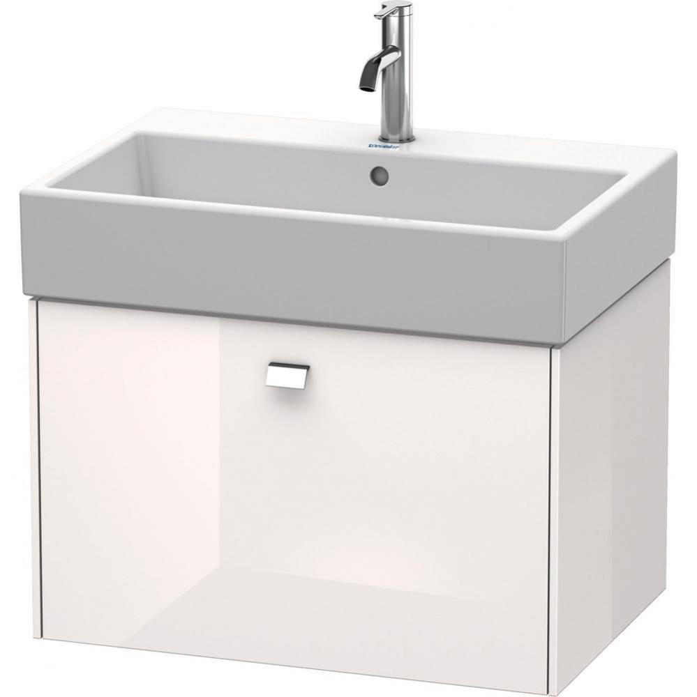 Brioso One Drawer Wall-Mount Vanity Unit White