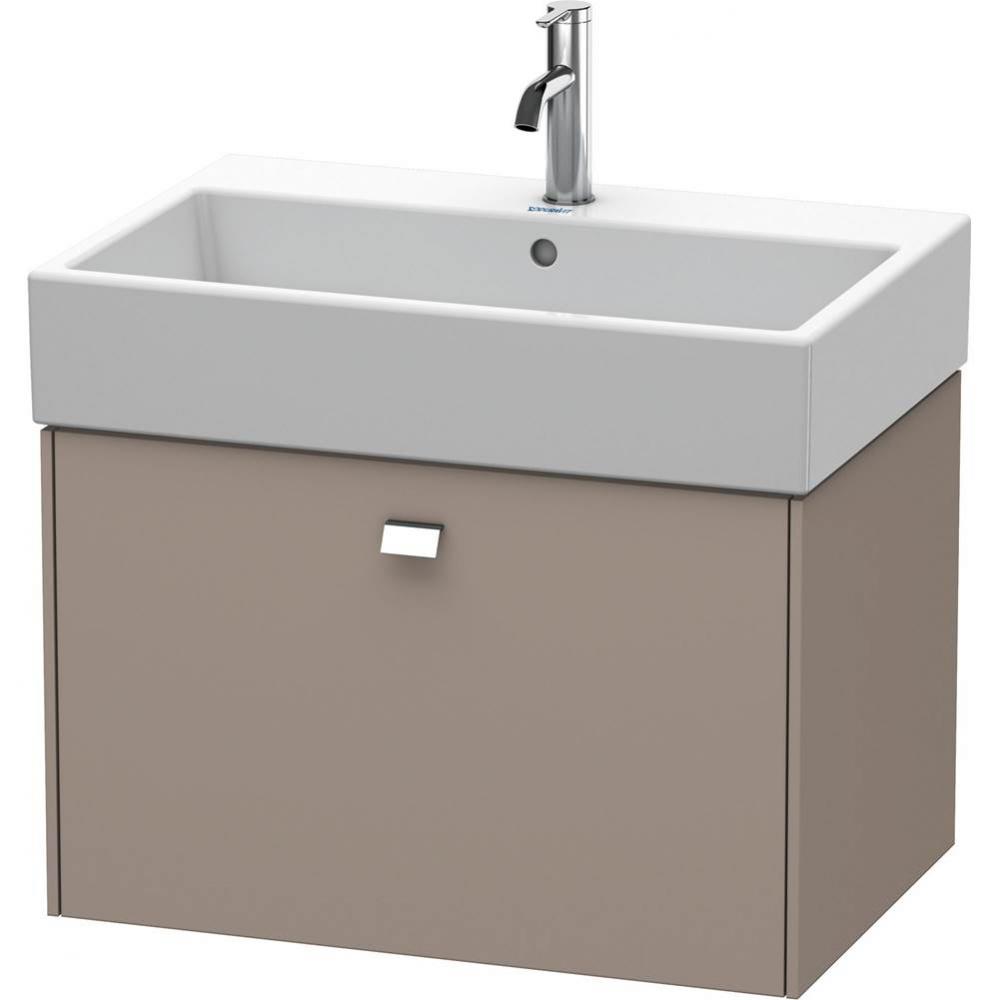 Duravit Brioso One Drawer Wall-Mount Vanity Unit Basalt