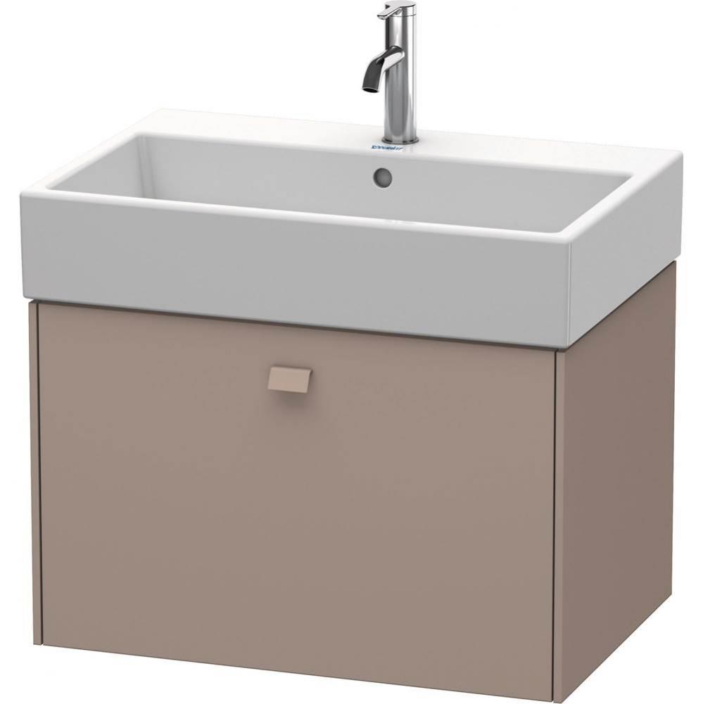 Brioso One Drawer Wall-Mount Vanity Unit Basalt