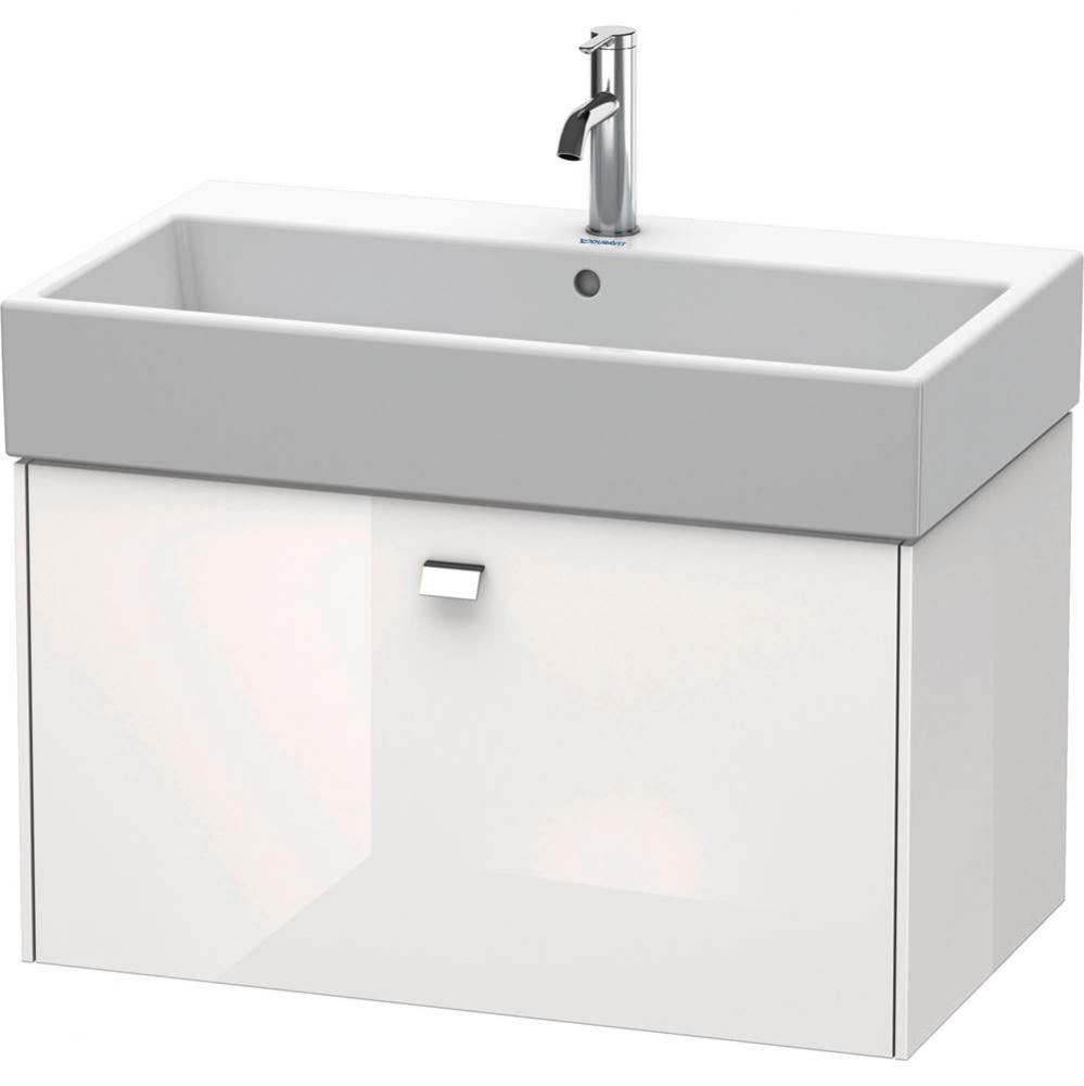 Brioso One Drawer Wall-Mount Vanity Unit White