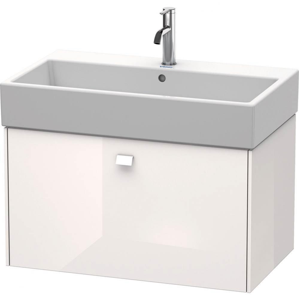 Brioso One Drawer Wall-Mount Vanity Unit White