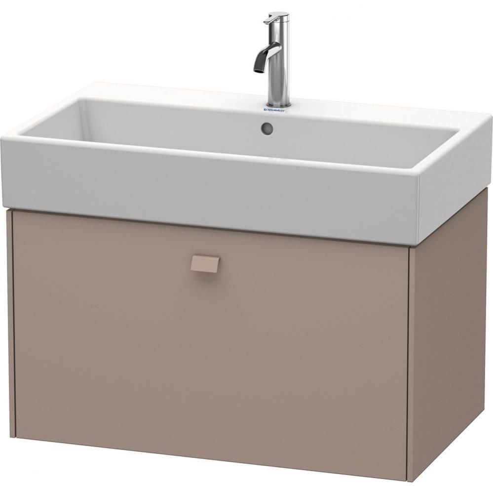 Brioso One Drawer Wall-Mount Vanity Unit Basalt