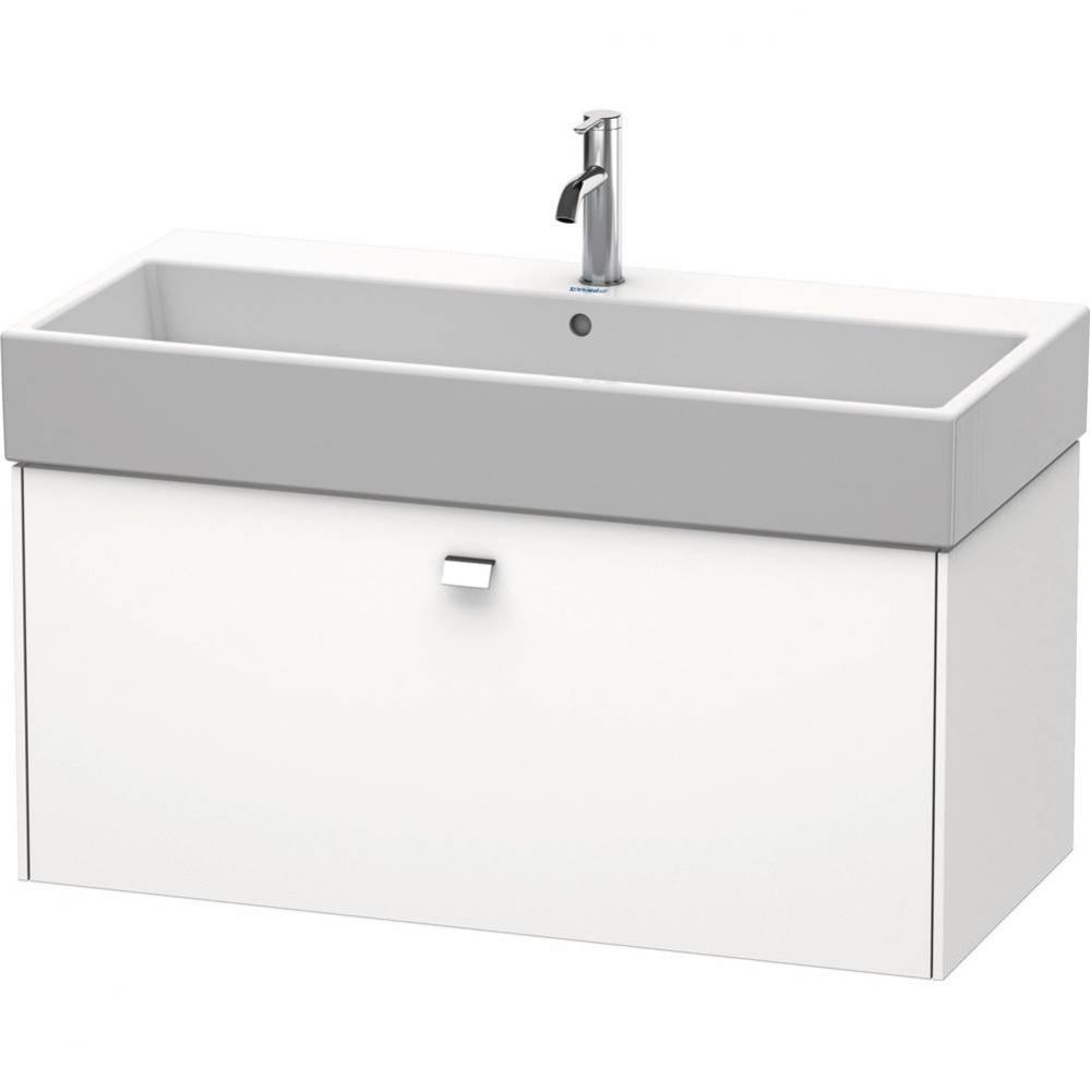 Brioso One Drawer Wall-Mount Vanity Unit White