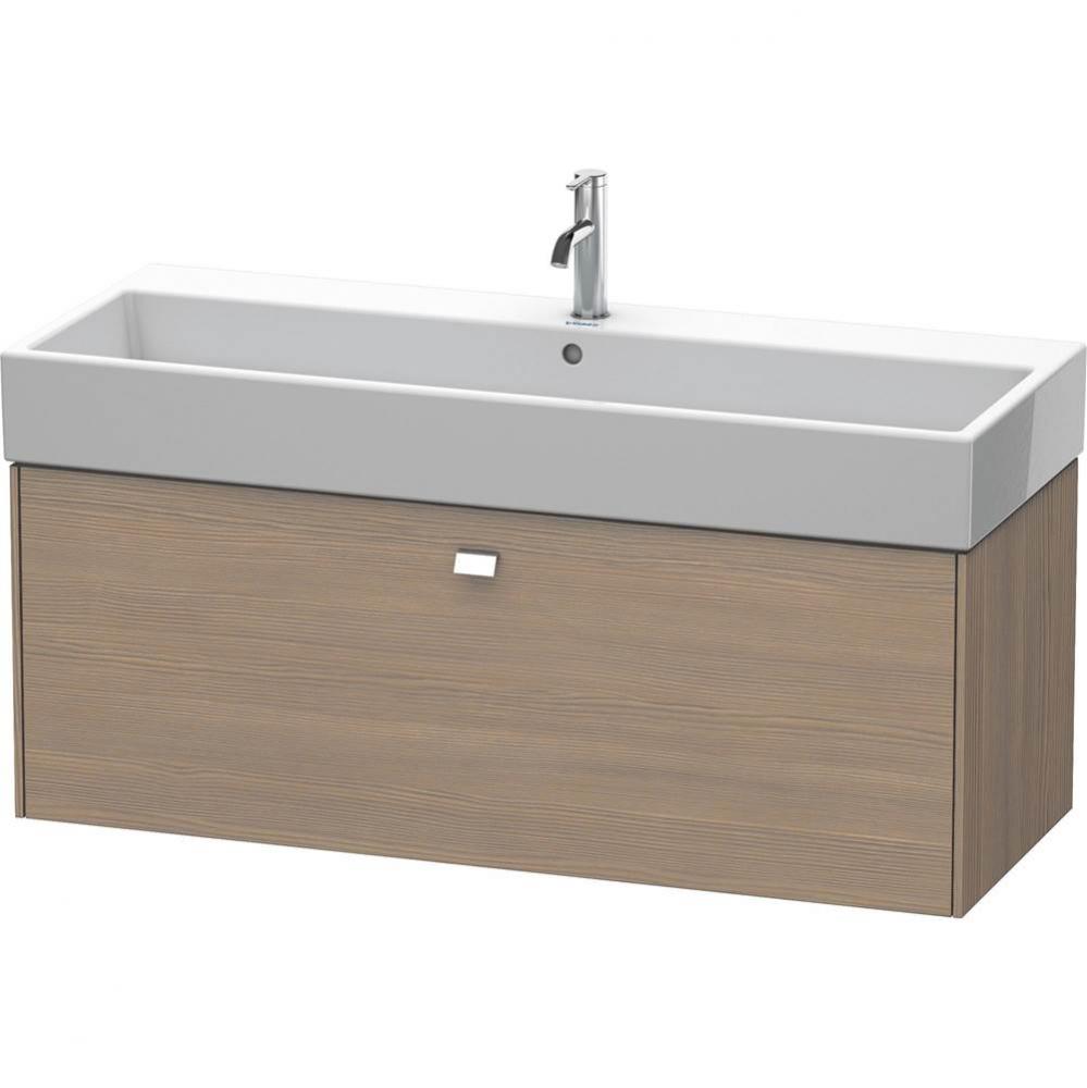 Brioso One Drawer Wall-Mount Vanity Unit Oak Terra