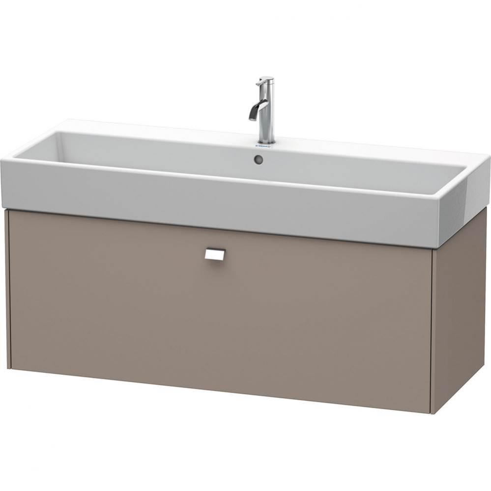 Duravit Brioso One Drawer Wall-Mount Vanity Unit Basalt
