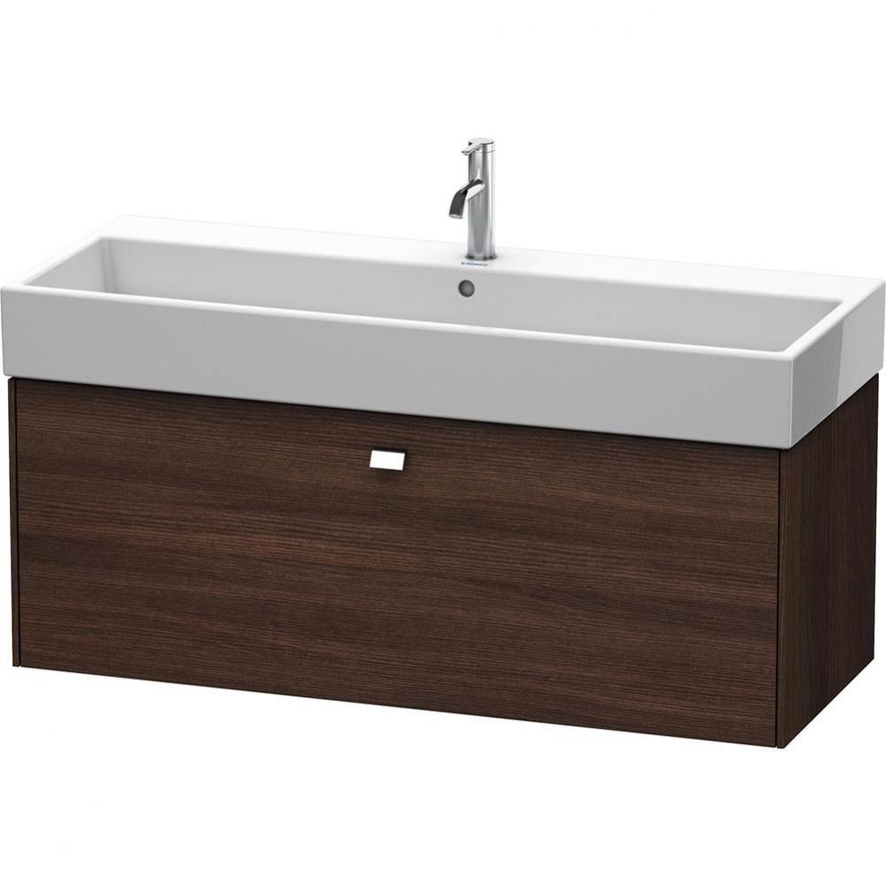 Duravit Brioso One Drawer Wall-Mount Vanity Unit Chestnut Dark