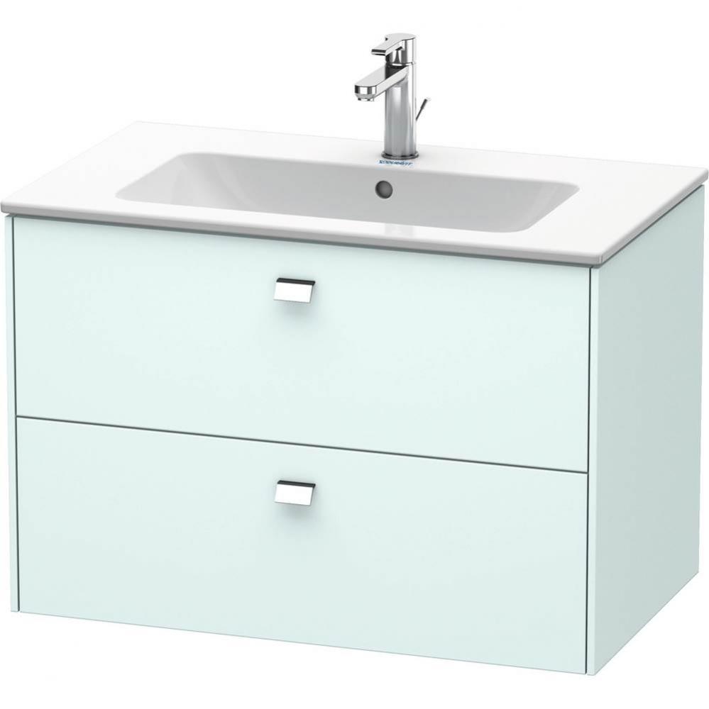 Duravit Brioso Vanity Unit Wall-Mounted  Light Blue Matte