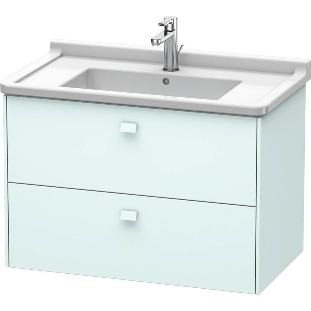 Duravit Brioso Vanity Unit Wall-Mounted  Light Blue Matte