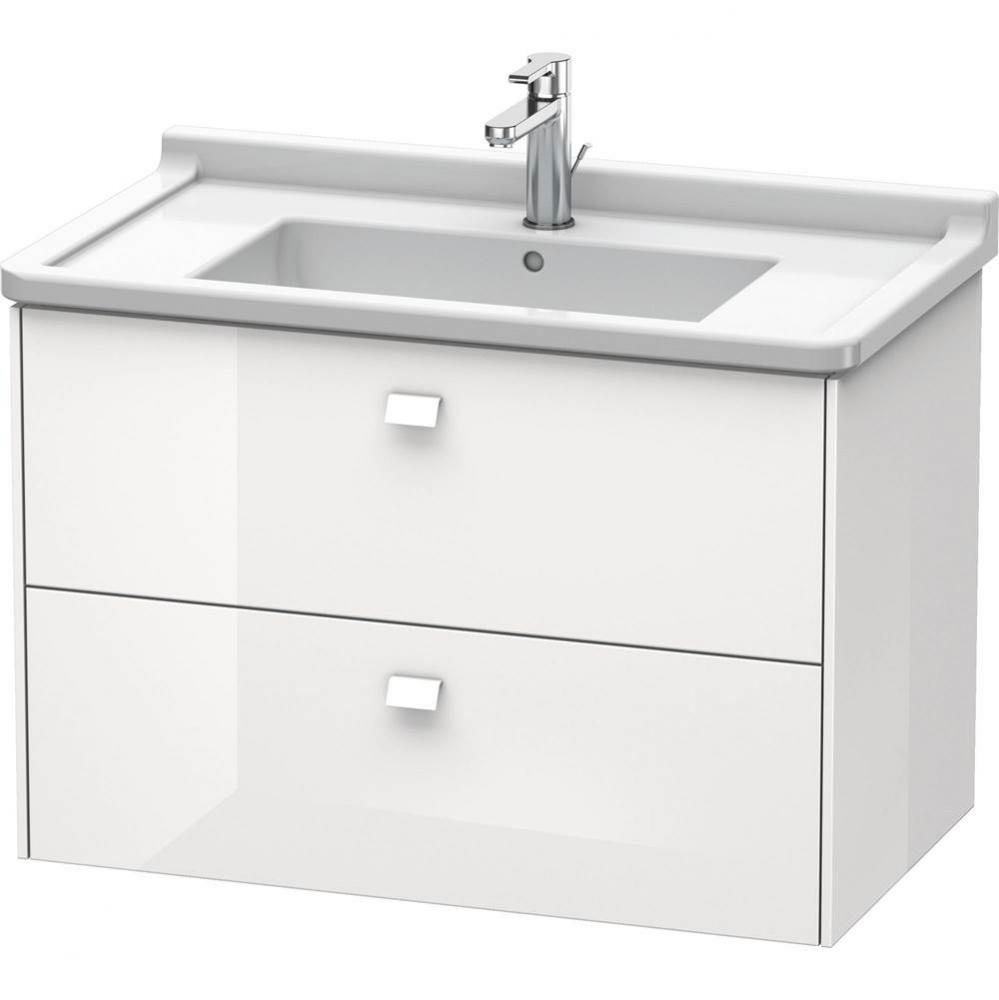 Duravit Brioso Two Drawer Wall-Mount Vanity Unit White