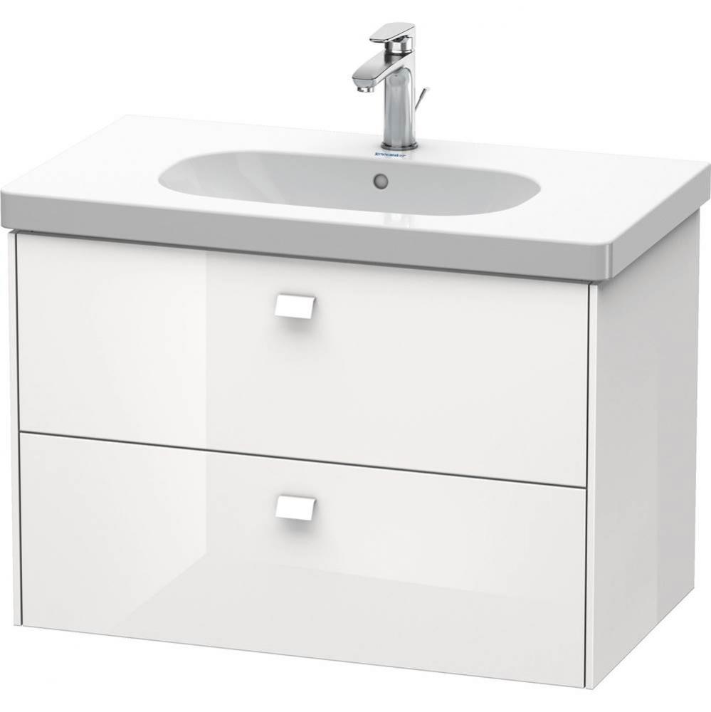 Duravit Brioso Two Drawer Wall-Mount Vanity Unit White