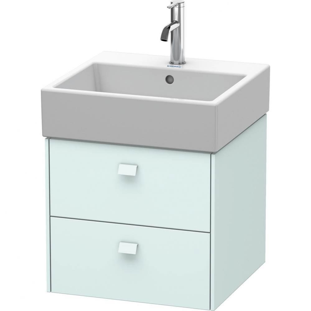 Duravit Brioso Vanity Unit Wall-Mounted  Light Blue Matte