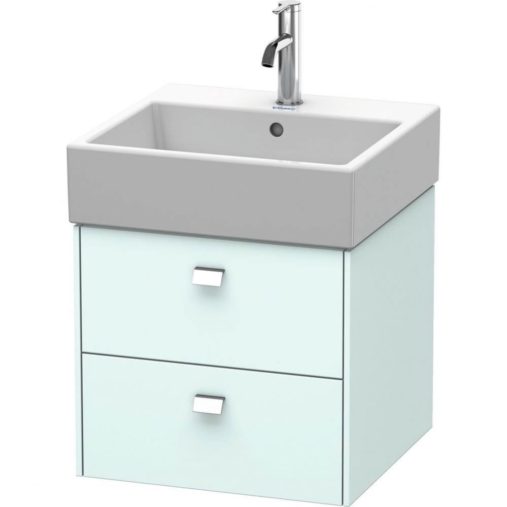 Duravit Brioso Vanity Unit Wall-Mounted  Light Blue Matte