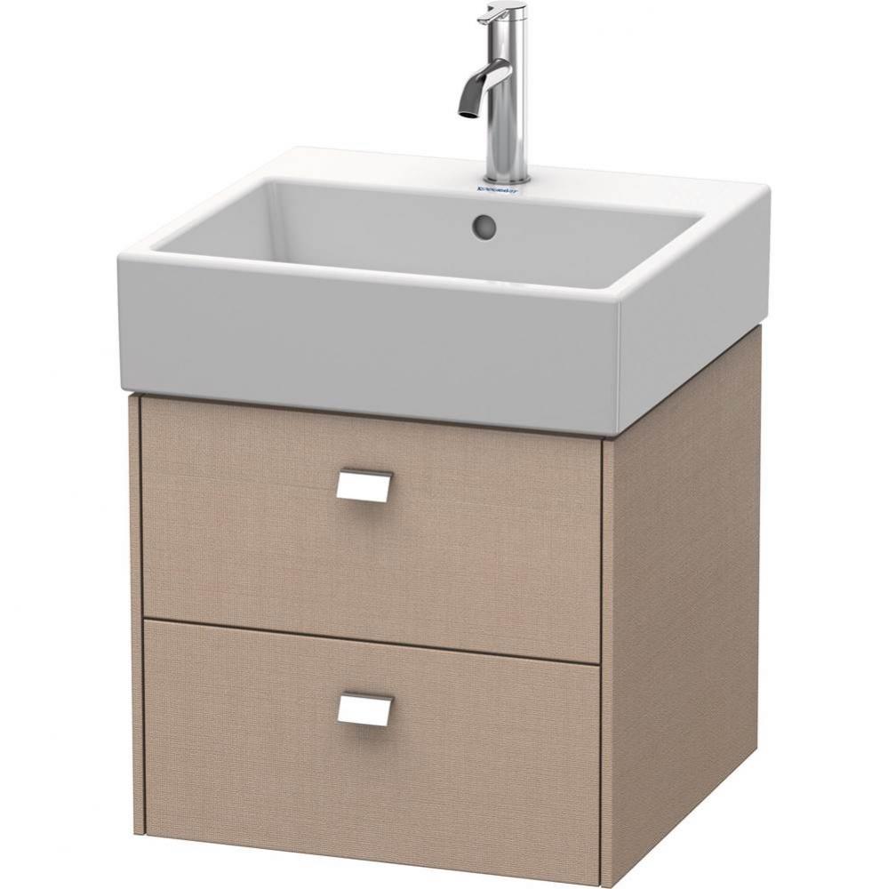 Brioso Two Drawer Wall-Mount Vanity Unit Linen
