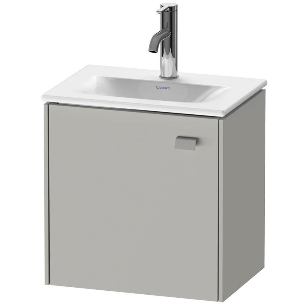 Brioso One Door Wall-Mount Vanity Unit Concrete Gray