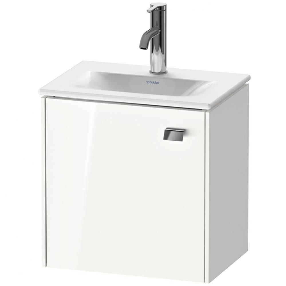 Brioso One Door Wall-Mount Vanity Unit White